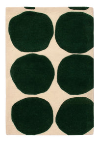 Tapis en laine - 90 x 60 cm - vert