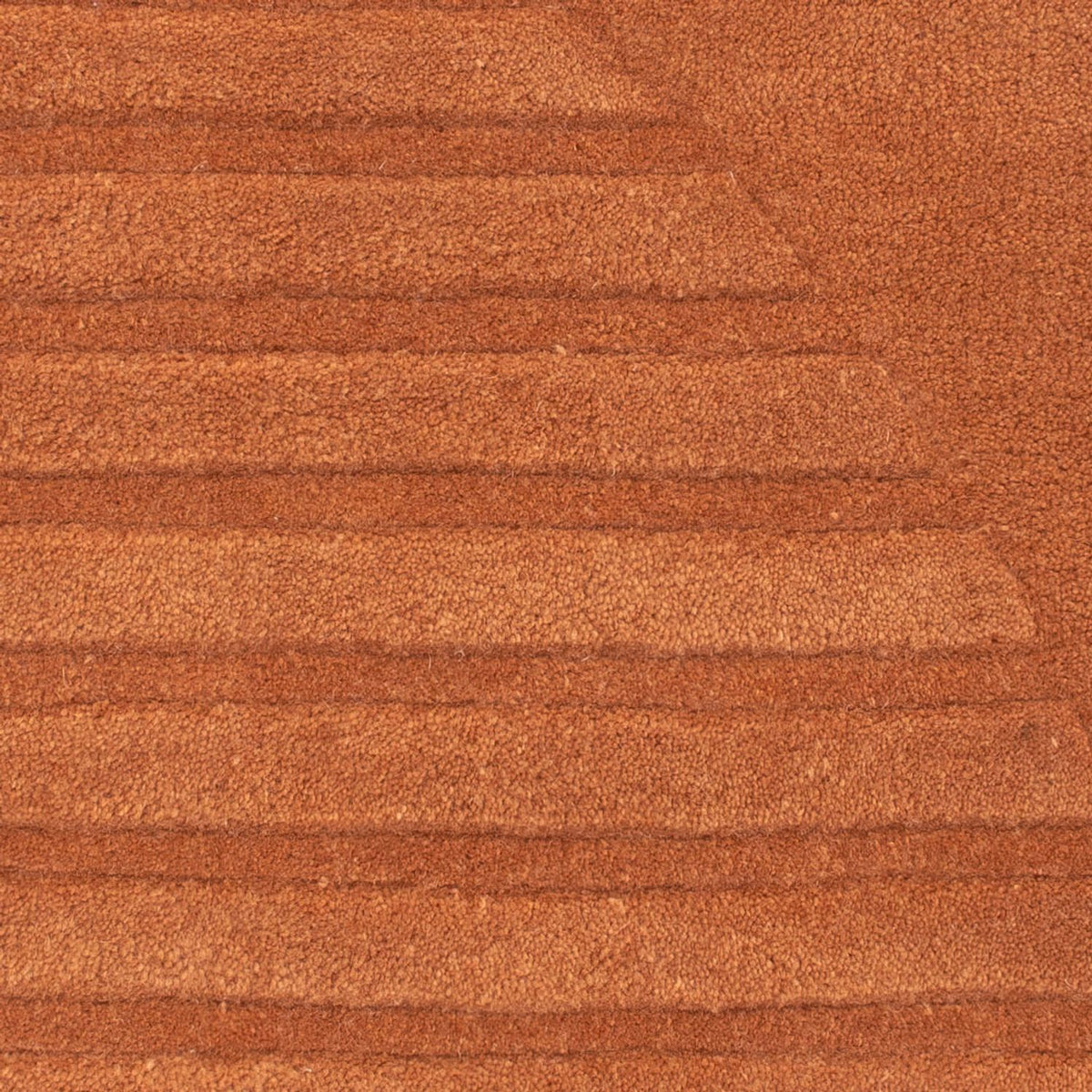 Wollteppich - 90 x 60 cm - braun