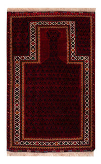 Tapis Belutsch - 148 x 96 cm - rouge