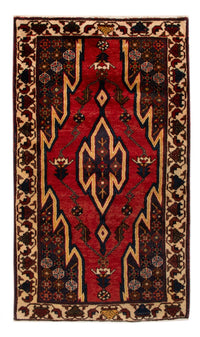 Perserteppich - Nomadic - fein - 137 x 83 cm - rot