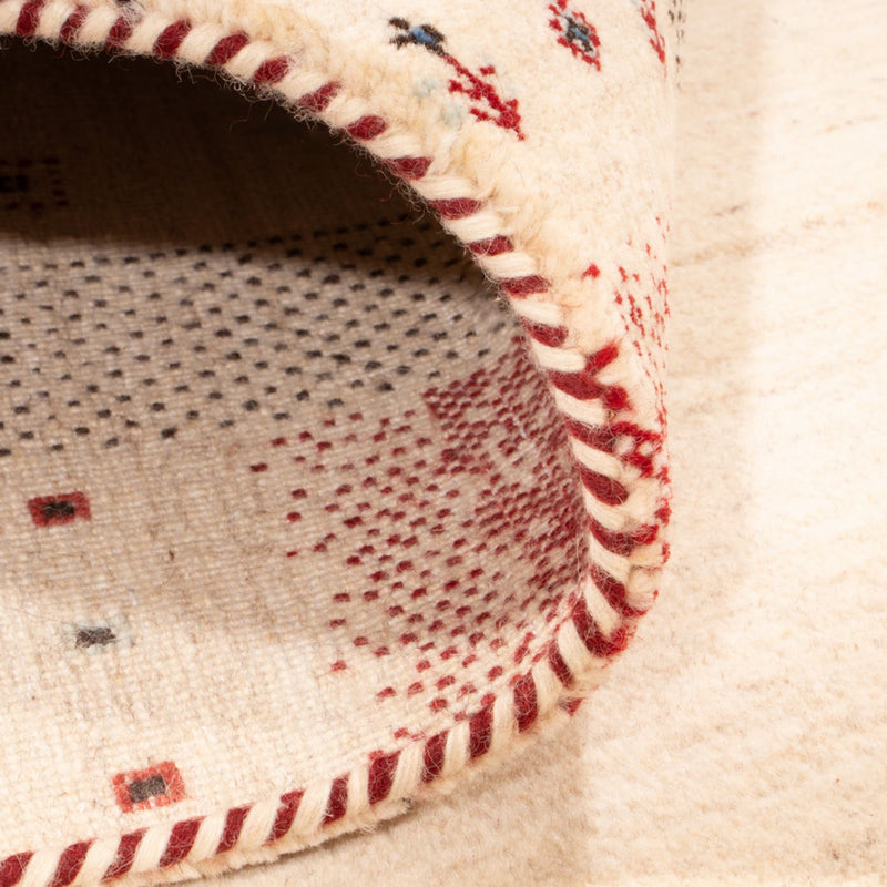 Gabbeh Teppich - Loribaft Indus - 242 x 168 cm - creme