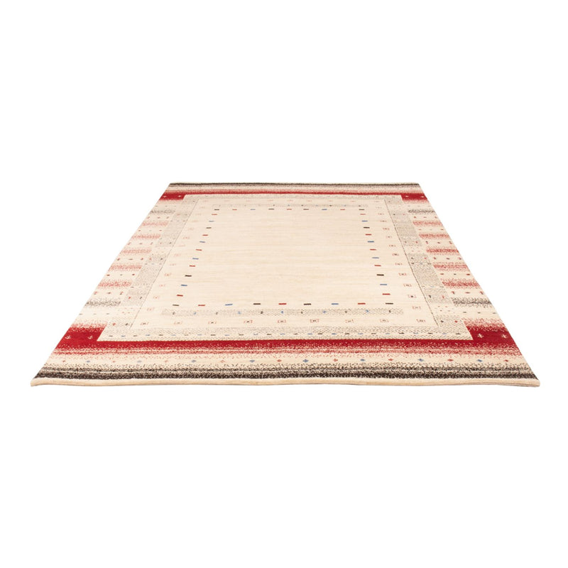 Gabbeh Teppich - Loribaft Indus - 242 x 168 cm - creme