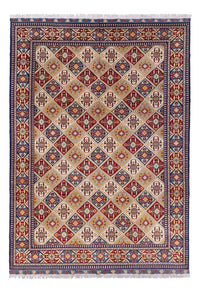 Tapis afghan - 355 x 250 cm - beige clair