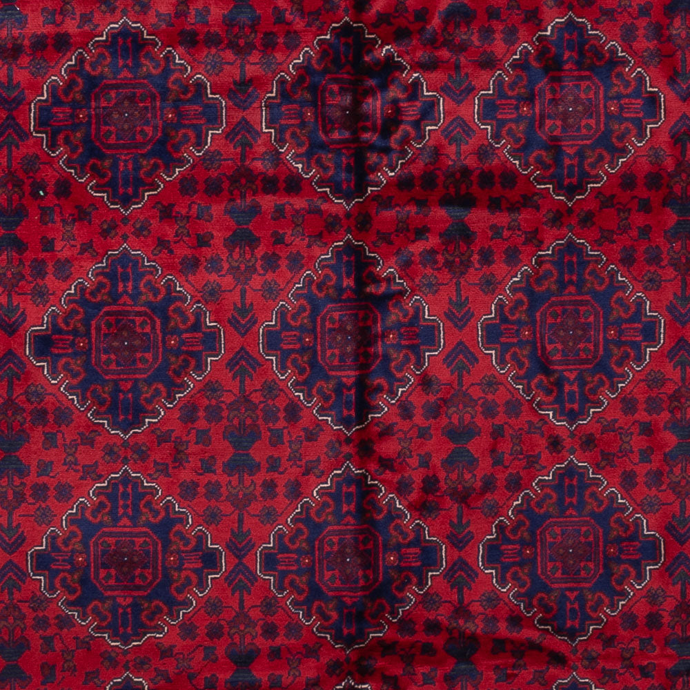 Afghan Teppich - 346 x 241 cm - rot