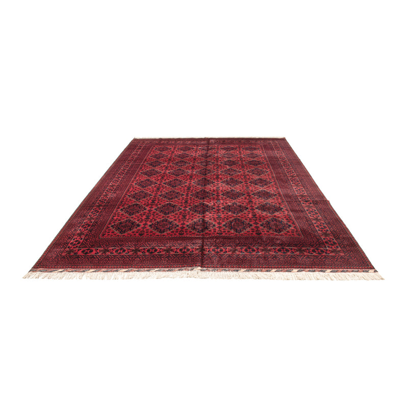 Afghan Teppich - 346 x 241 cm - rot