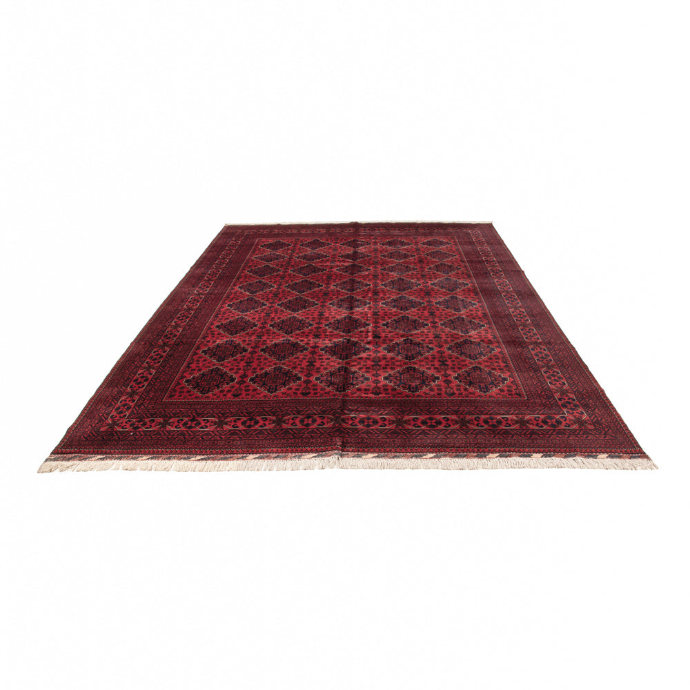Afghan Teppich - 340 x 249 cm - rot