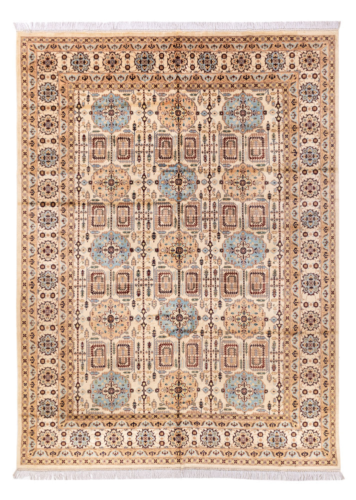 Afghan Teppich - 346 x 245 cm - hellbeige