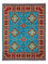Afghan Teppich - 195 x 150 cm - blau