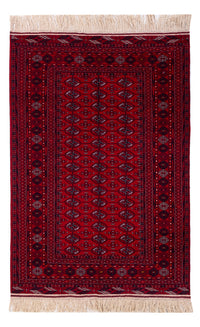 Tappeto afgano - Bukhara - 194 x 133 cm - rosso scuro