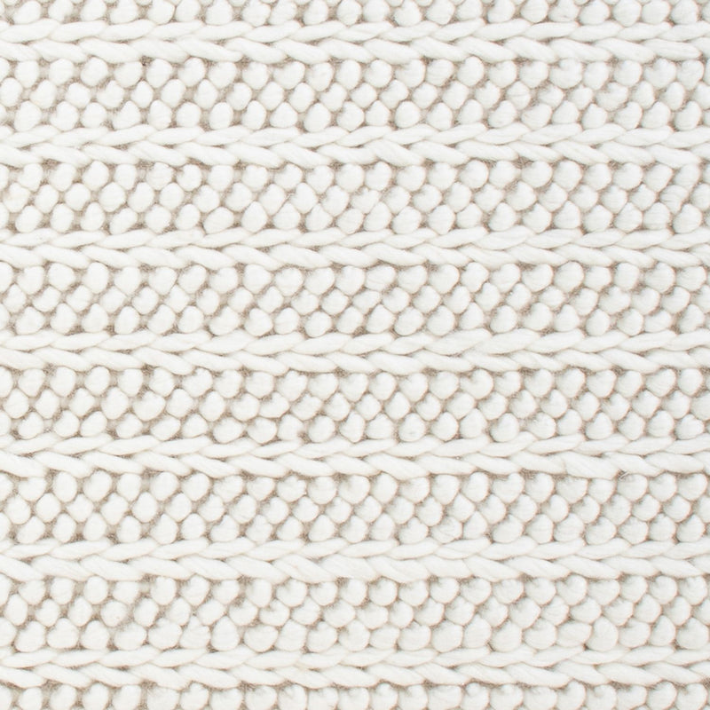 Wollteppich - 95 x 63 cm - hellgrau