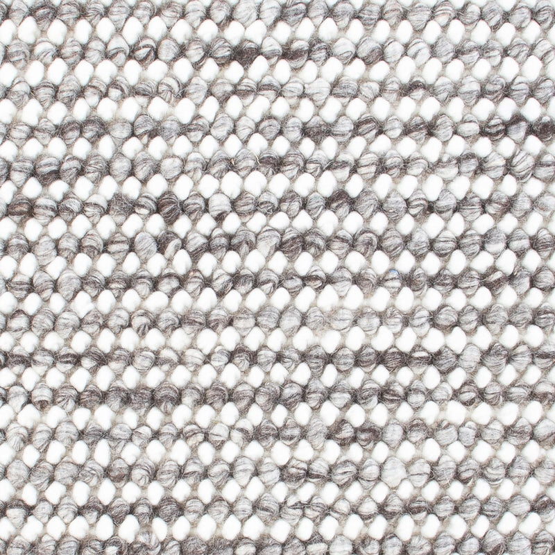 Wollteppich - 94 x 60 cm - grau