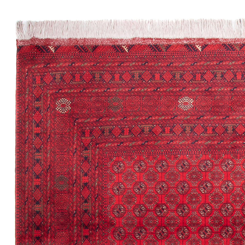 Afghan Teppich - 343 x 248 cm - rot