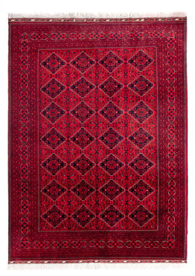 Afghan Teppich - 345 x 244 cm - rot