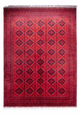 Afghan Teppich - 414 x 292 cm - rot