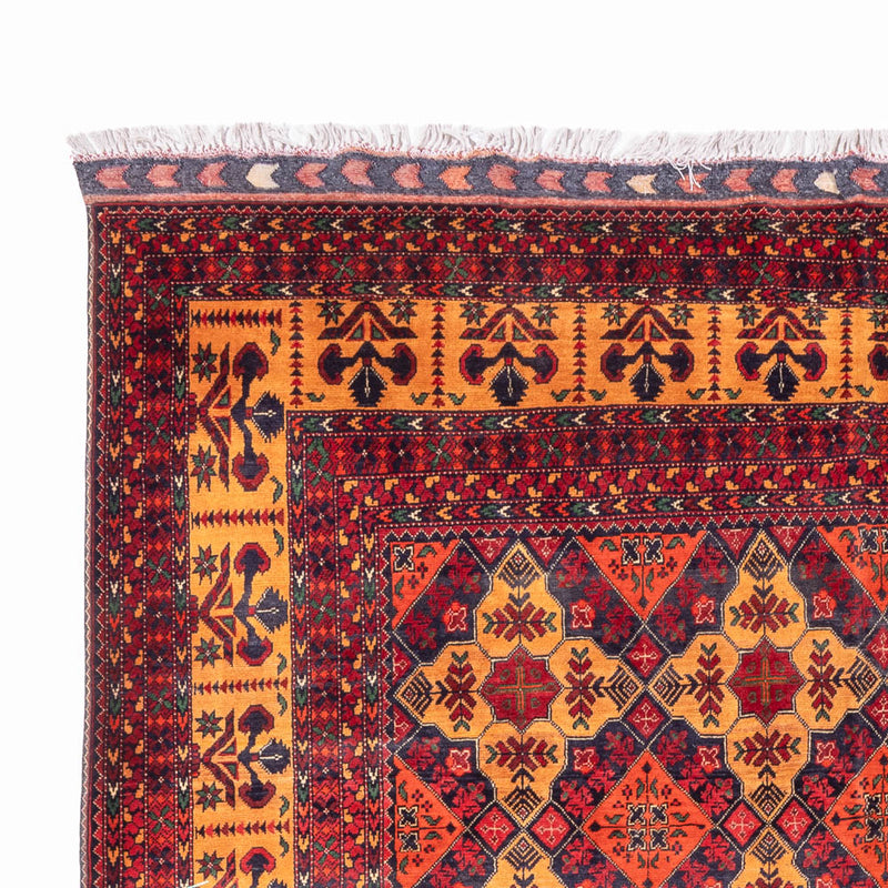 Afghan Teppich - 296 x 197 cm - dunkelbeige