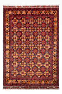 Tappeto afgano - 284 x 199 cm - beige scuro