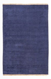 Tapis Gabbeh - Loribaft Persan - 300 x 200 cm - bleu foncé