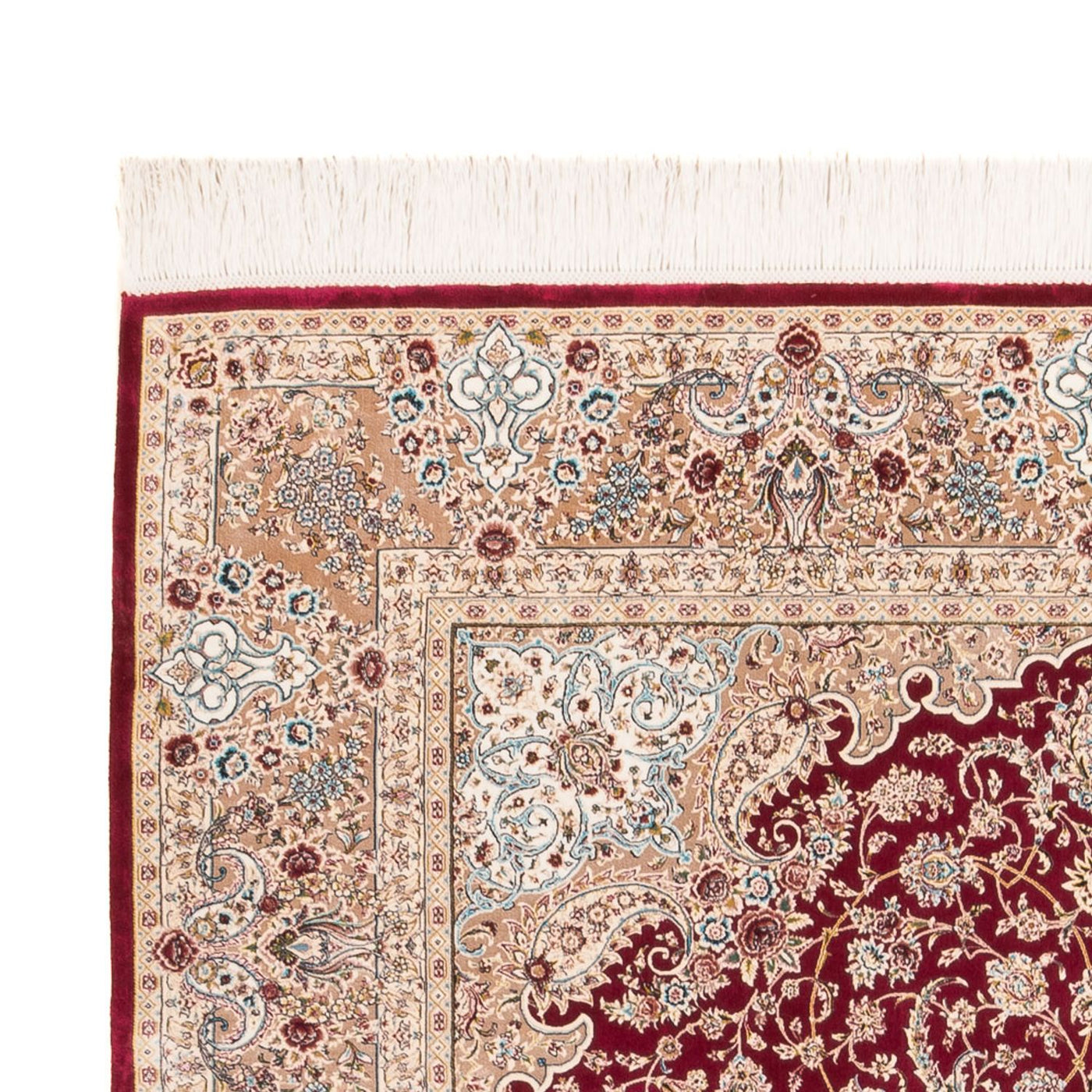 Tapis de Qom en soie Tapis 227x145cm