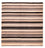 Wollteppich quadratisch  - 150 x 140 cm - mehrfarbig