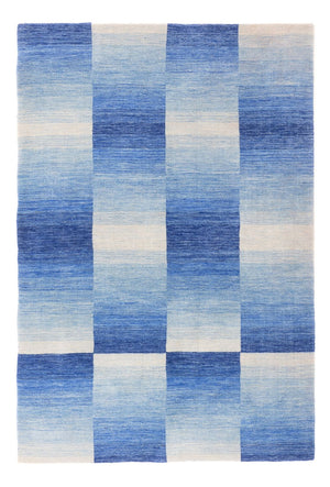 Gabbeh Teppich - Loribaft Softy - 185 x 123 cm - blau
