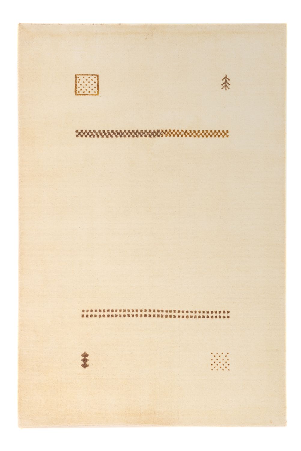 Gabbeh Teppich - Loribaft Softy - 174 x 120 cm - beige