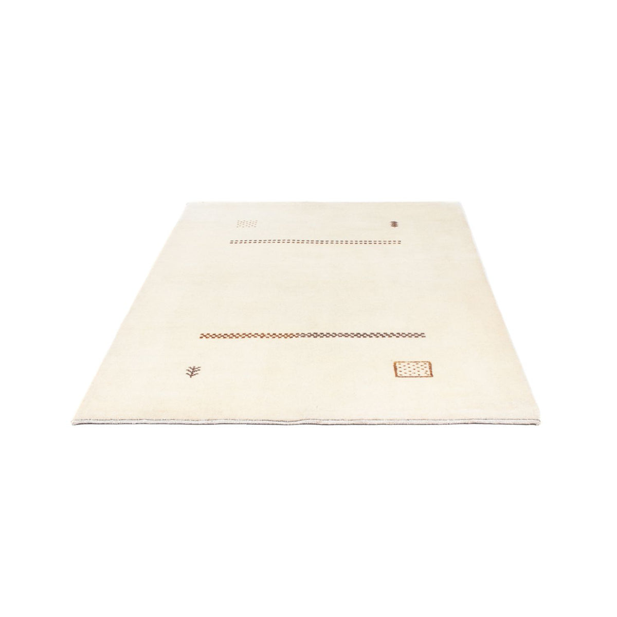 Gabbeh Teppich - Loribaft Softy - 174 x 120 cm - beige