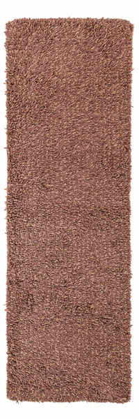 Tappeto corsia Tappeto a pelo alto - 203 x 64 cm - marrone