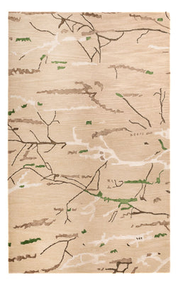 Designer Teppich - 242 x 152 cm - beige