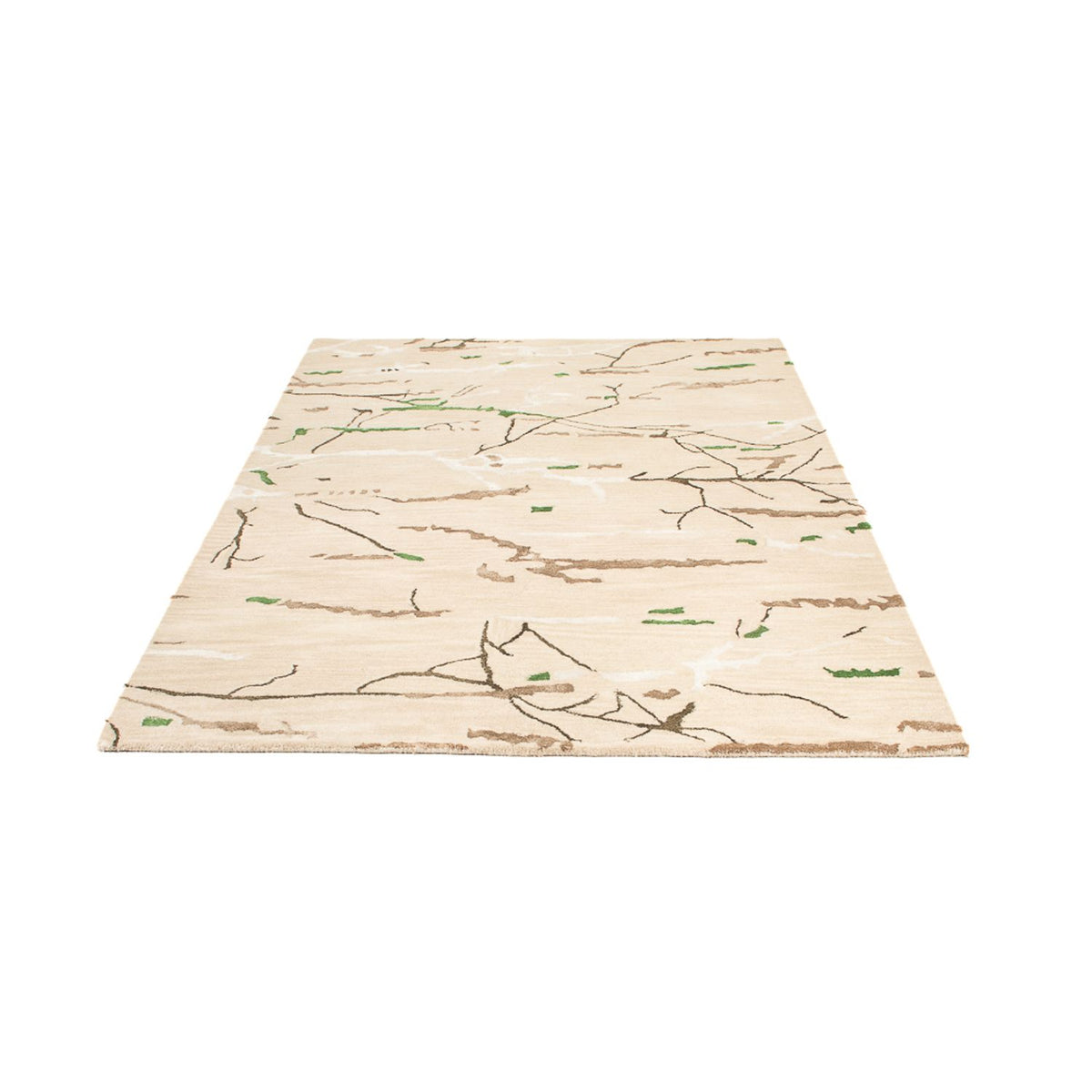 Designer Teppich - 242 x 152 cm - beige
