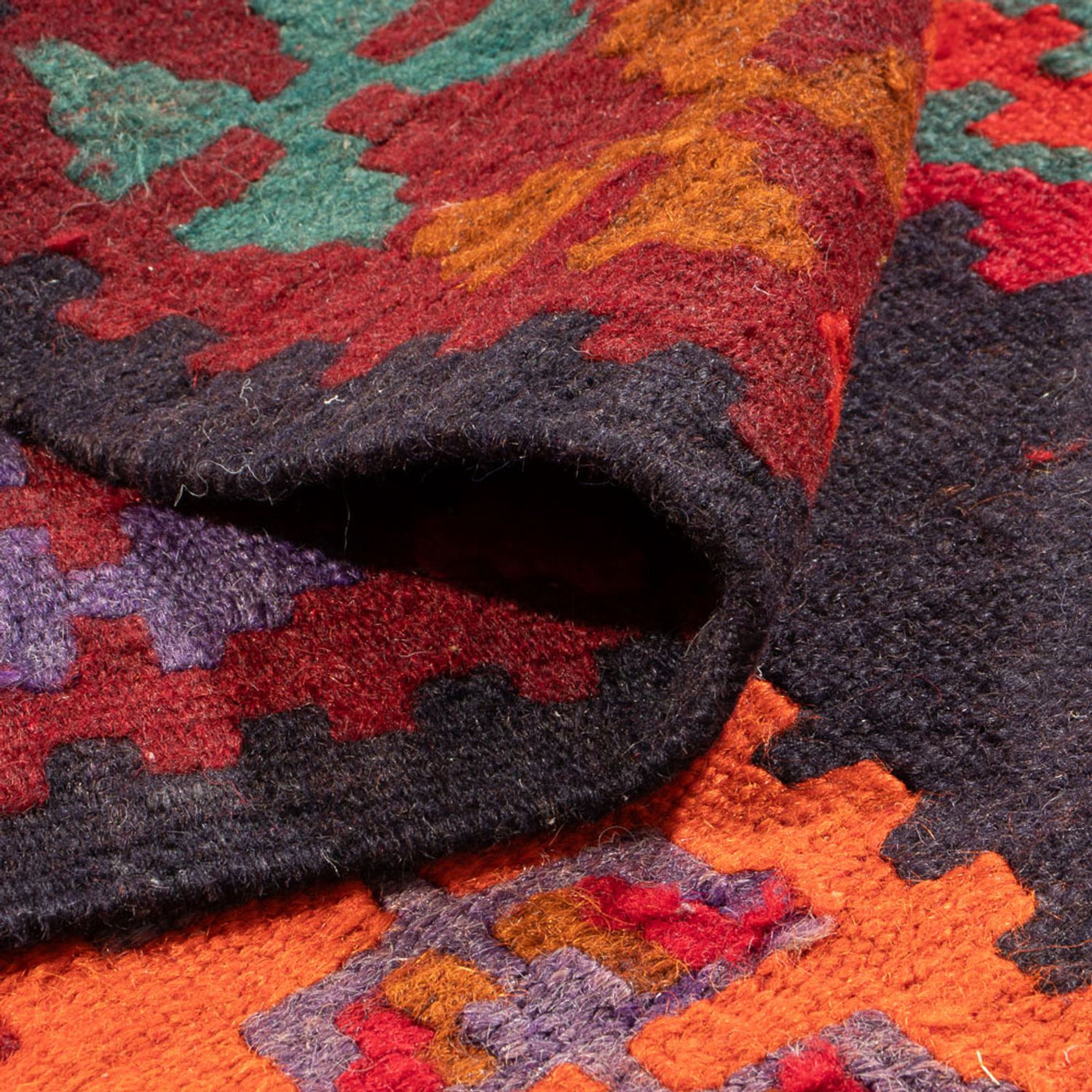 Kilim ancien Tapis 385x145cm