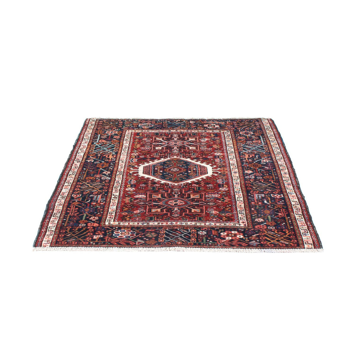 Perserteppich - Nomadic - 130 x 108 cm - hellrot