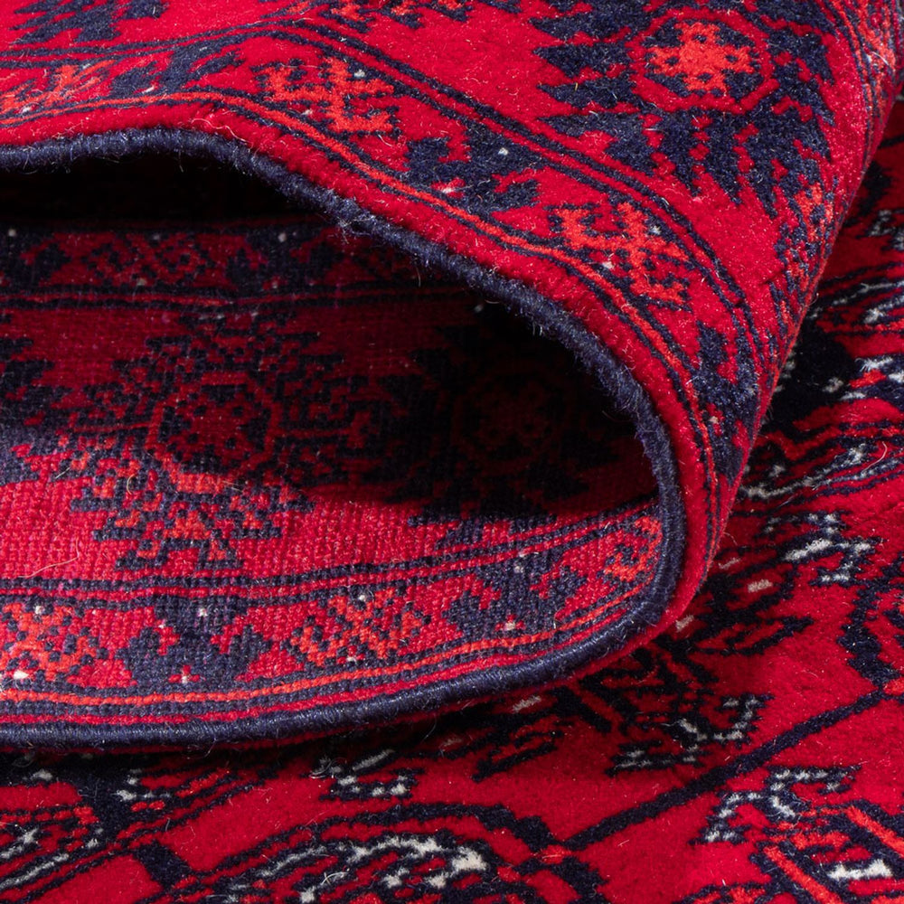 Läufer Afghan - Buchara - 260 x 85 cm - rot