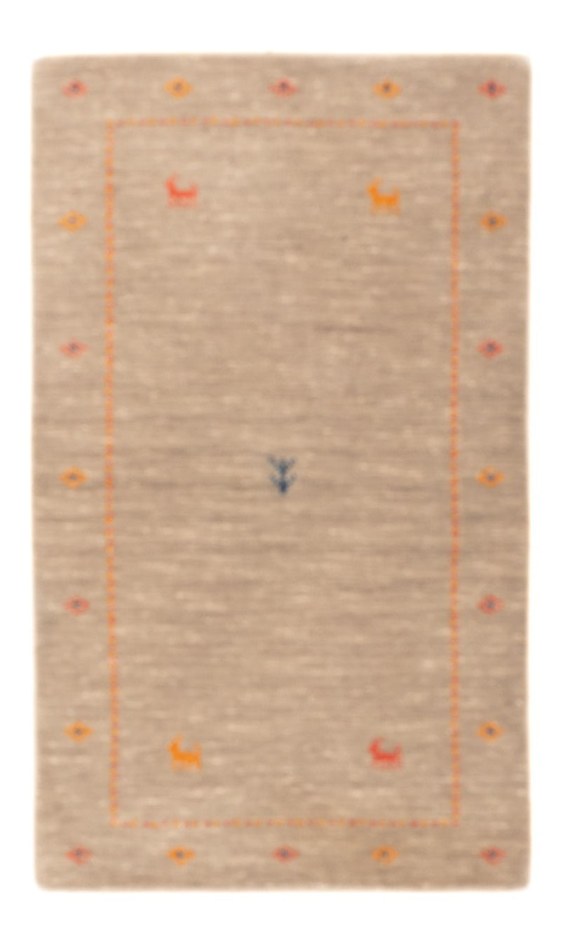 Gabbeh Teppich - Loribaft Softy - 103 x 62 cm - caramel