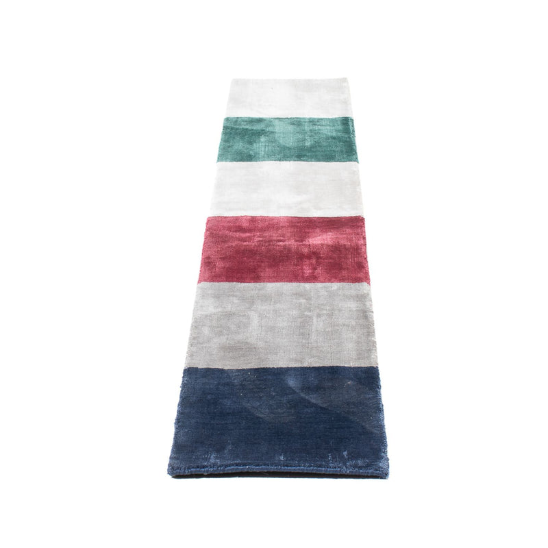 Viskose Teppich - 210 x 35 cm - mehrfarbig
