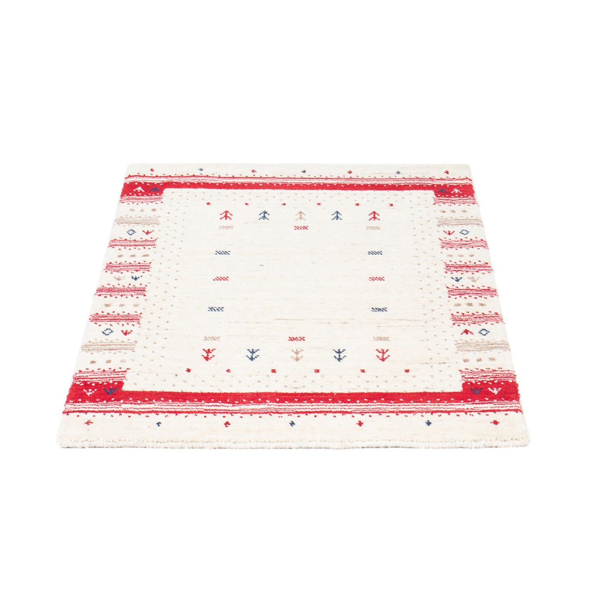 Gabbeh Teppich - Loribaft Indus - 90 x 60 cm - mehrfarbig