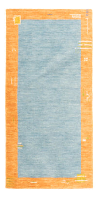 Tappeto Gabbeh - Indus - 140 x 70 cm - blu chiaro