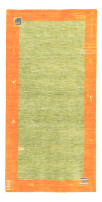 Tappeto Gabbeh - Indus - 140 x 70 cm - verde chiaro