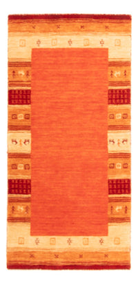 Tappeto Gabbeh - Indus - 145 x 70 cm - arancione