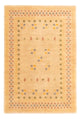 Gabbeh Teppich - Loribaft Softy - 90 x 60 cm - hellbeige