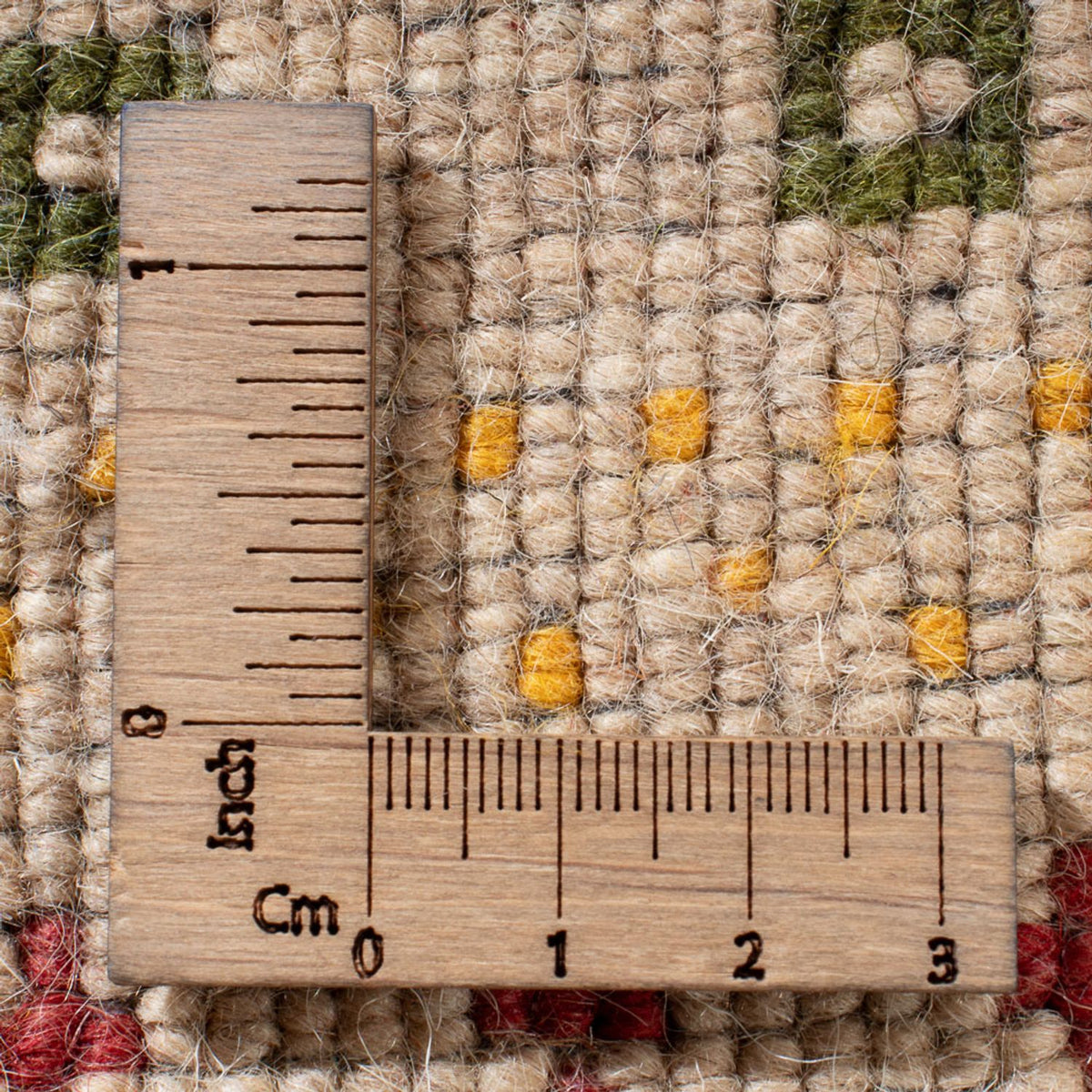 Gabbeh Teppich - Loribaft Softy - 90 x 60 cm - hellbeige