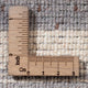Gabbeh Teppich - Loribaft Softy - 90 x 60 cm - dunkelbeige