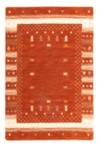 Tapis Gabbeh - Loribaft Softy - 90 x 60 cm - terracotta