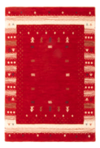 Tappeto Gabbeh - Loribaft Softy - 90 x 60 cm - rosso