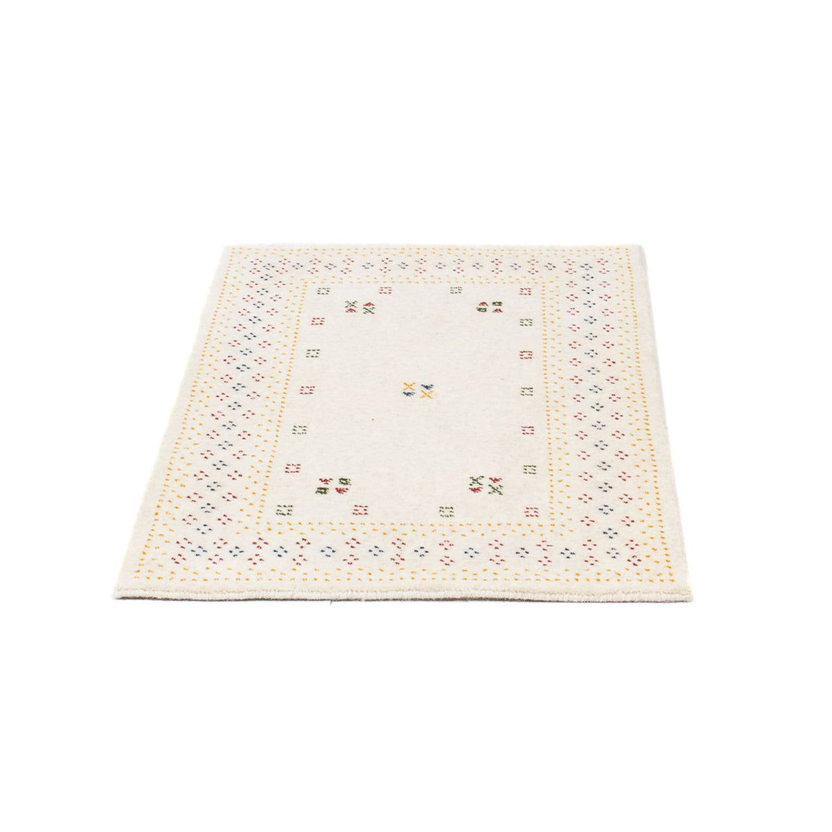 Gabbeh Teppich - Loribaft Softy - 90 x 60 cm - beige