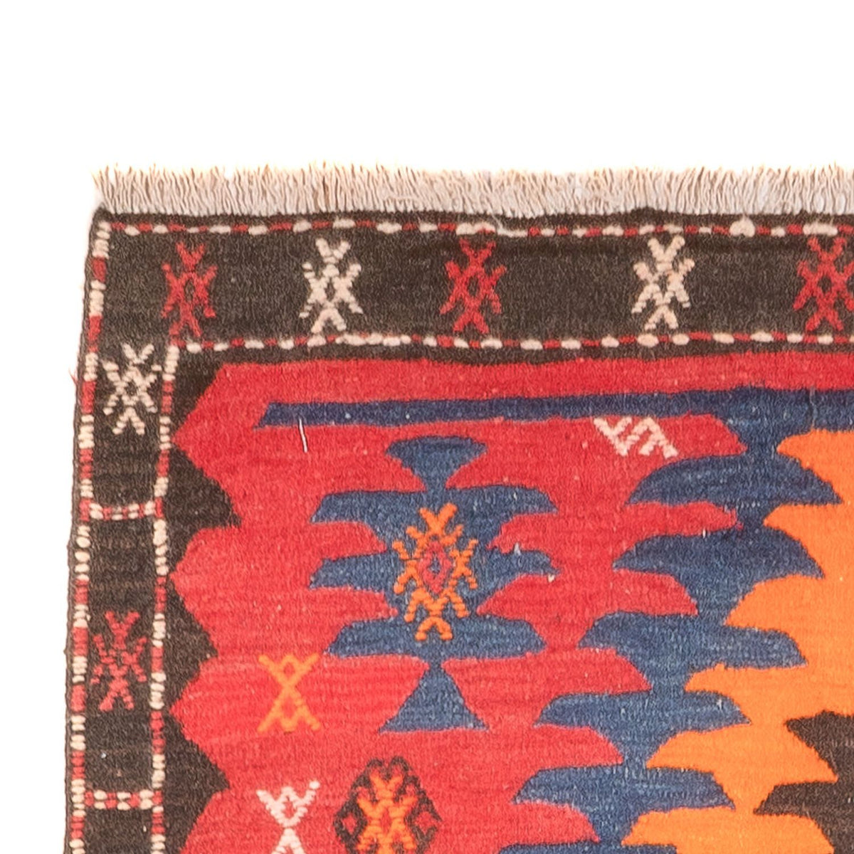 Läufer Kelim - Old - 430 x 155 cm - rot