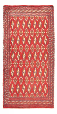 Turkaman Teppich - 130 x 62 cm - rot