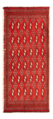 Turkaman Teppich - 100 x 50 cm - rot