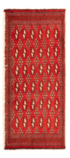 Tapis Turkaman 50x100cm - Tapis persan - rouge - Tapis de couloir / Rouge / 50 x 100 cm Tapis de couloir