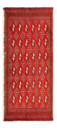 Turkaman Teppich - 100 x 50 cm - rot