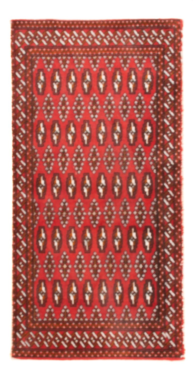 Turkaman Teppich - 130 x 60 cm - rot